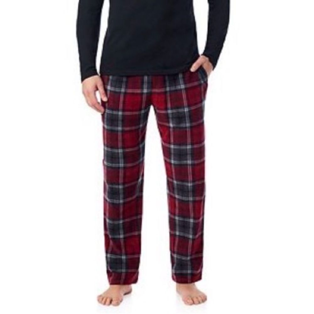 Cuddl Duds Cozy Sleep Pant Red Medium NWT